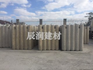 仿木离心桩