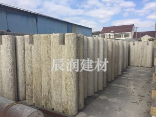 仿木离心桩